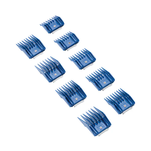 Andis Kunststoffkammset mit Metallclip - Set I (1,5-14 mm)