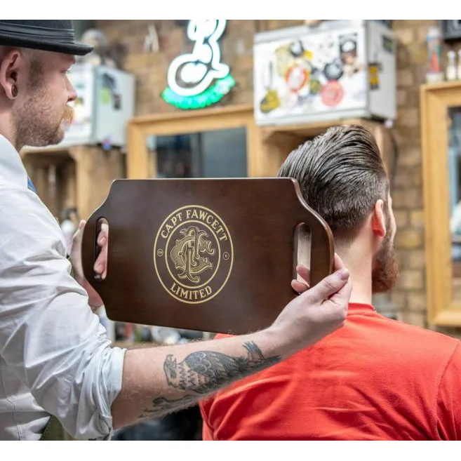 Zweihand-Holzspiegel für Friseure - Bild 1