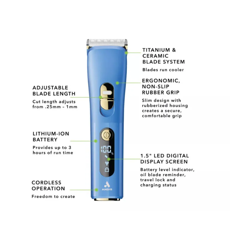 ANDIS enVISION Modell CLC-5 - Blau - Bild 4