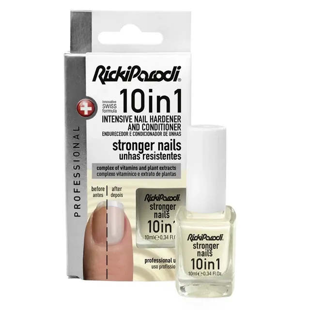 Pflegender Nagellack RICKI PARODI 10 in1 Milky White - Bild 1