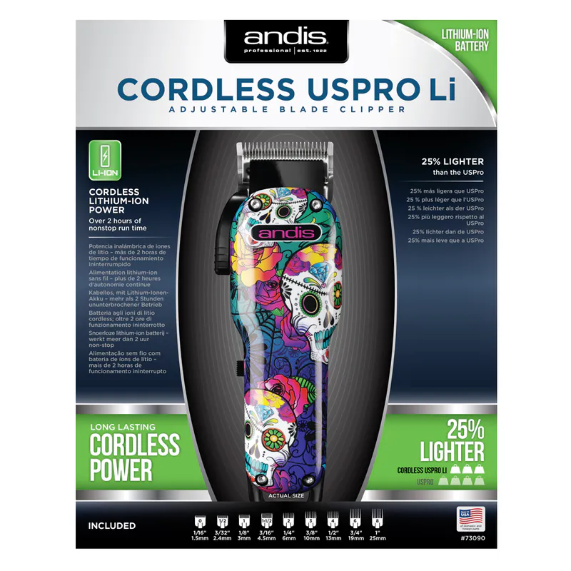 Andis Cordless USPro (Sugar Skull Edition) - Bild 6