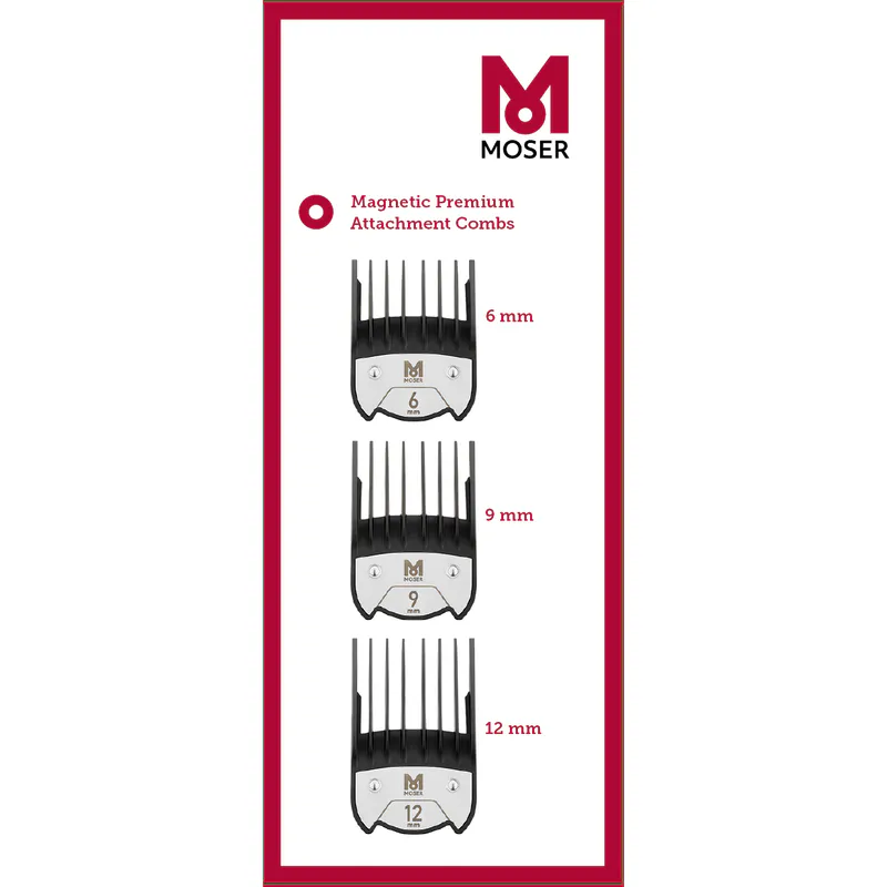 KOPIE » Premium Magnetkämme MOSER 1,5 mm, 3 mm und 4,5 mm - Bild 1