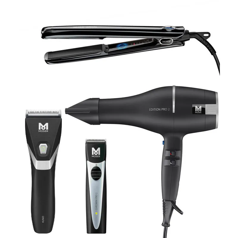 MOSER Ultimate Salon Set (Kuno + Chromini 2 + Edition Pro 2 + Ceraline) - Bild 1