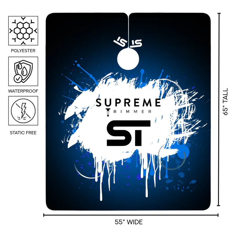 Friseurumhang STpro Blue Neon - Bild 2