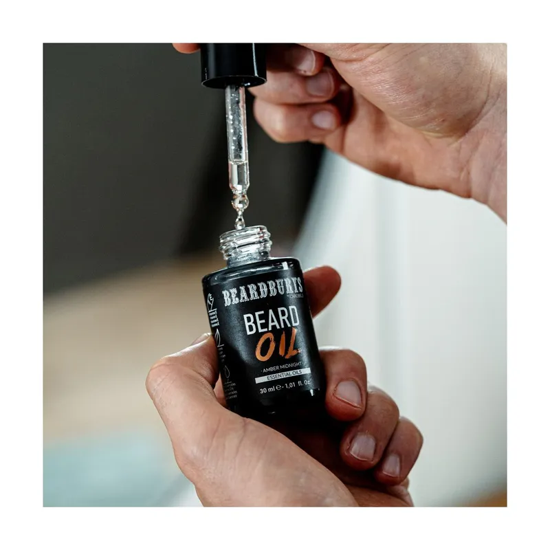 BEARDBURYS Bartöl Amber Midnight – 30 ml - Bild 2